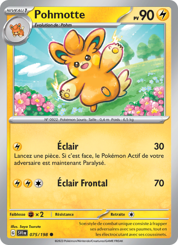 Pohmotte 075 — Écarlate et Violet (French Pokémon TCG card)