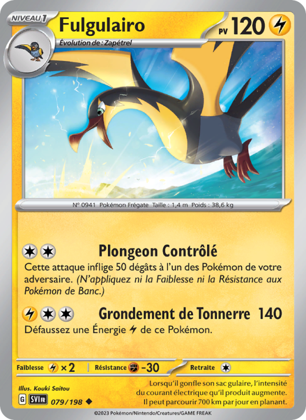 Fulgulairo 079 — Écarlate et Violet (French Pokémon TCG card)