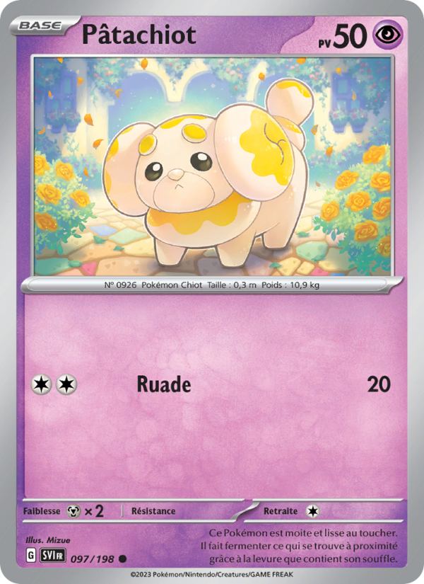 Pâtachiot 097 — Écarlate et Violet (French Pokémon TCG card)