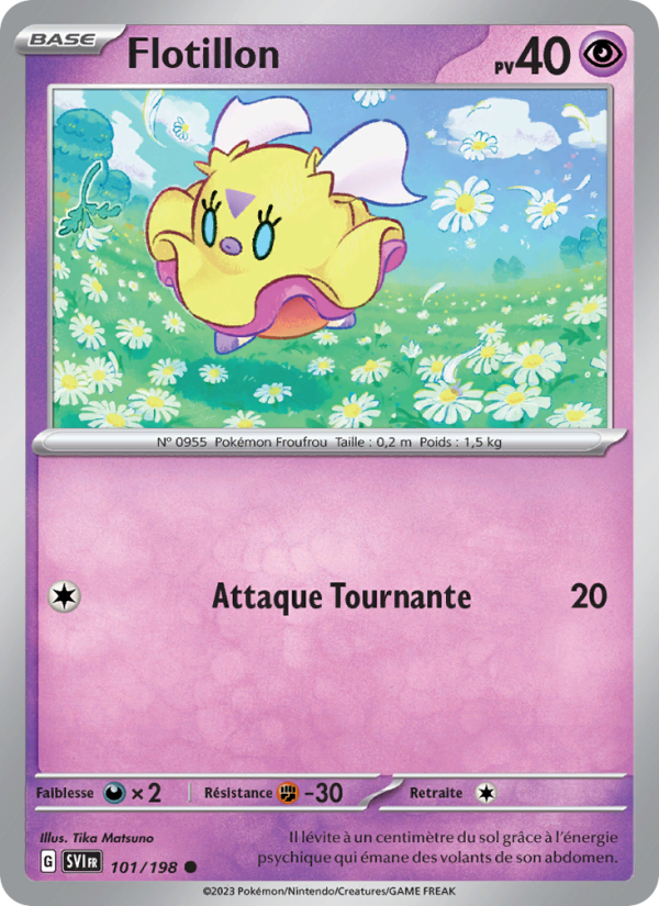 Flotillon 101 — Écarlate et Violet (French Pokémon TCG card)