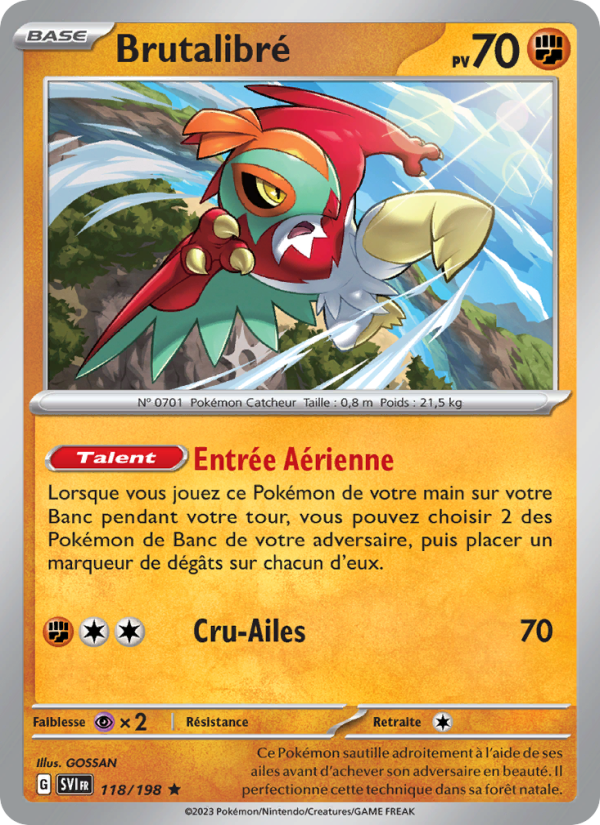 Brutalibré 118 — Écarlate et Violet (French Pokémon TCG card)