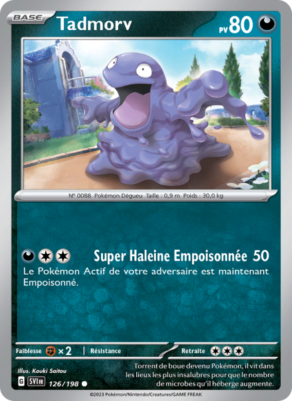 Tadmorv 126 — Écarlate et Violet (French Pokémon TCG card)