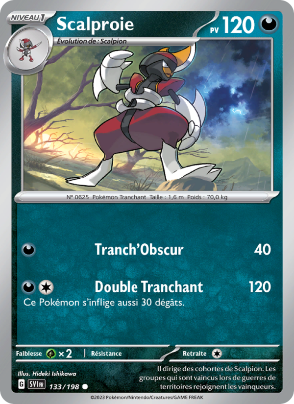 Scalproie 133 — Écarlate et Violet (French Pokémon TCG card)