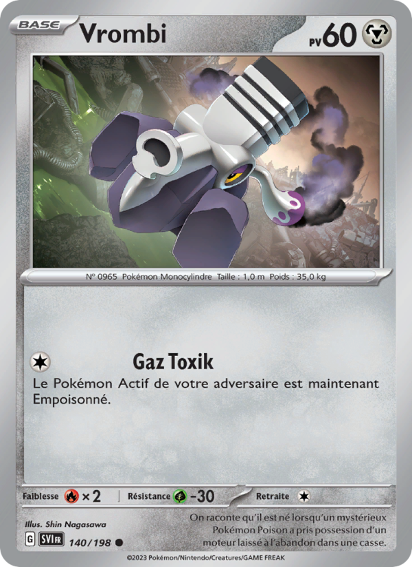 Vrombi 140 — Écarlate et Violet (French Pokémon TCG card)