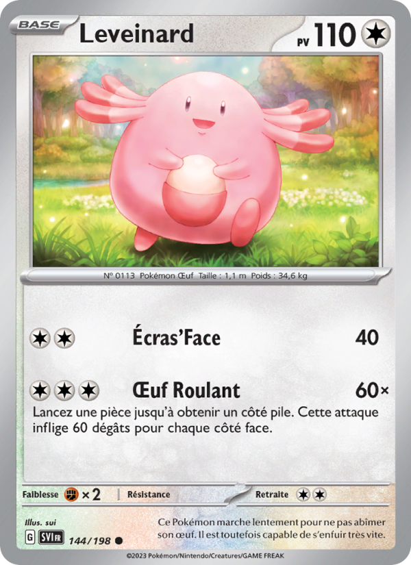 Leveinard 144 — Écarlate et Violet (French Pokémon TCG card)