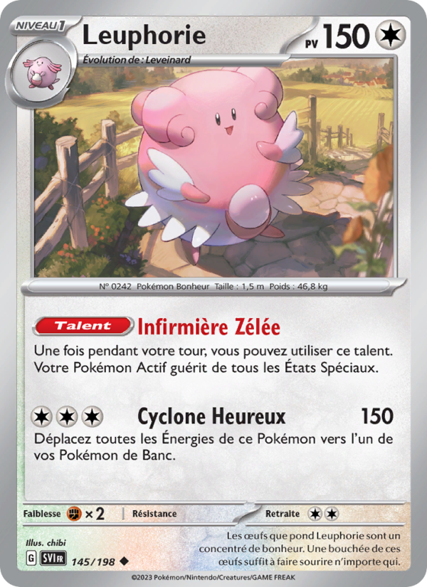 Leuphorie 145 — Écarlate et Violet (French Pokémon TCG card)