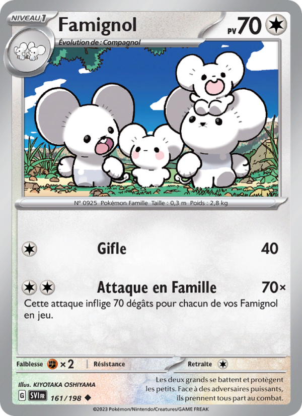 Famignol 161 — Écarlate et Violet (French Pokémon TCG card)