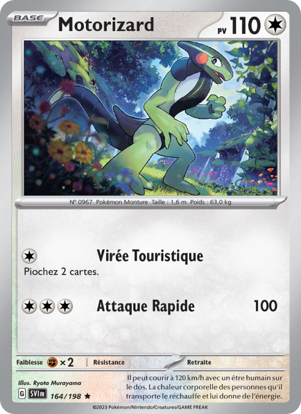 Motorizard 164 — Écarlate et Violet (French Pokémon TCG card)