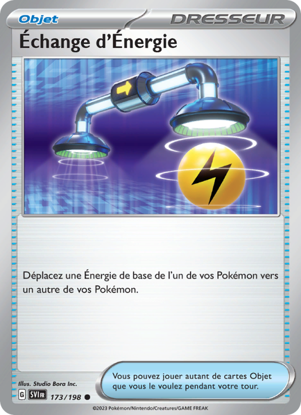 Échange d'Énergie 173 — Écarlate et Violet (French Pokémon TCG card)
