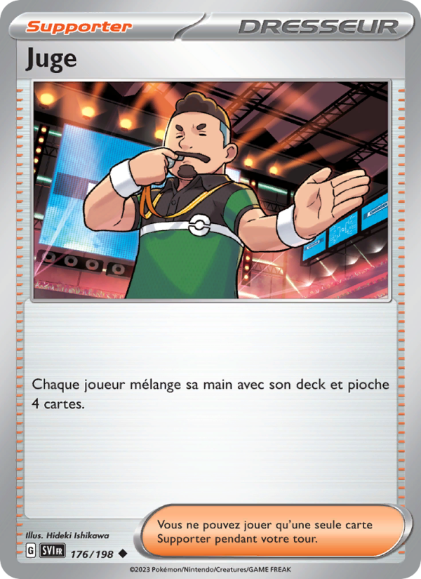 Juge 176 — Écarlate et Violet (French Pokémon TCG card)
