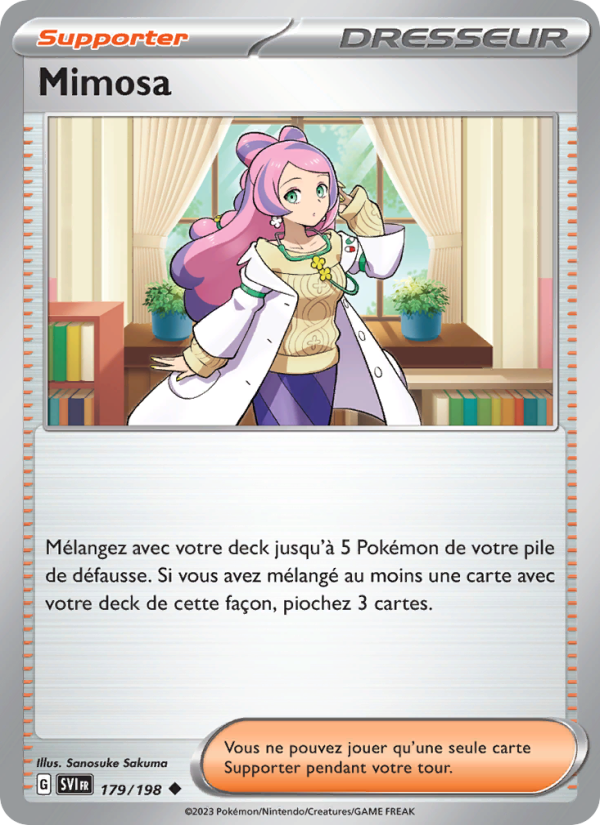 Mimosa 179 — Écarlate et Violet (French Pokémon TCG card)