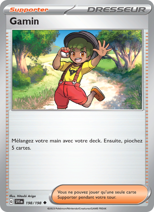 Gamin 198 — Écarlate et Violet (French Pokémon TCG card)