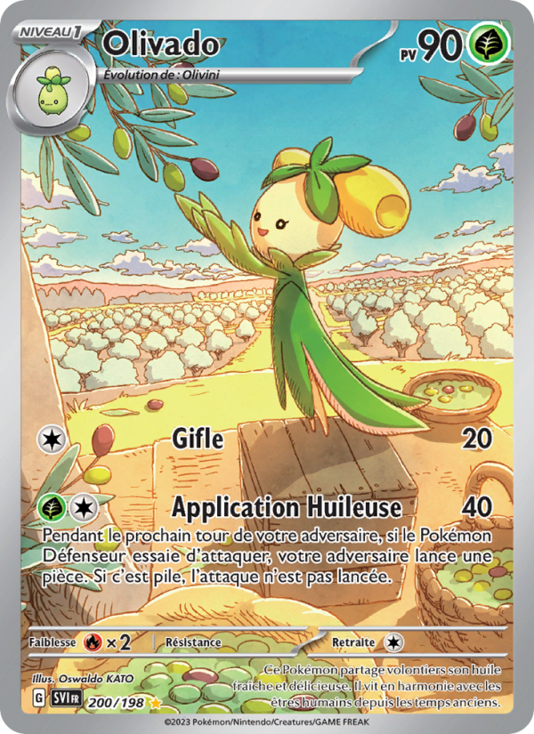 Olivado 200 — Écarlate et Violet (French Pokémon TCG card)