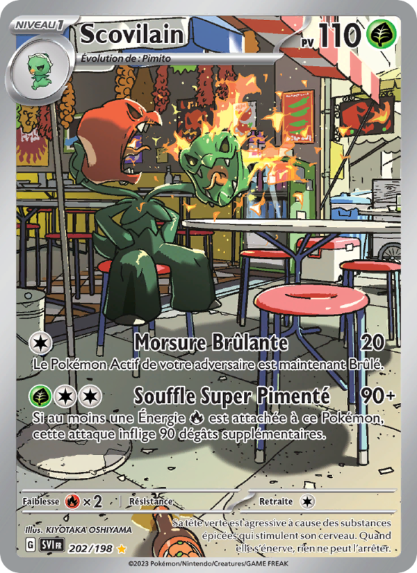 Scovilain 202 — Écarlate et Violet (French Pokémon TCG card)