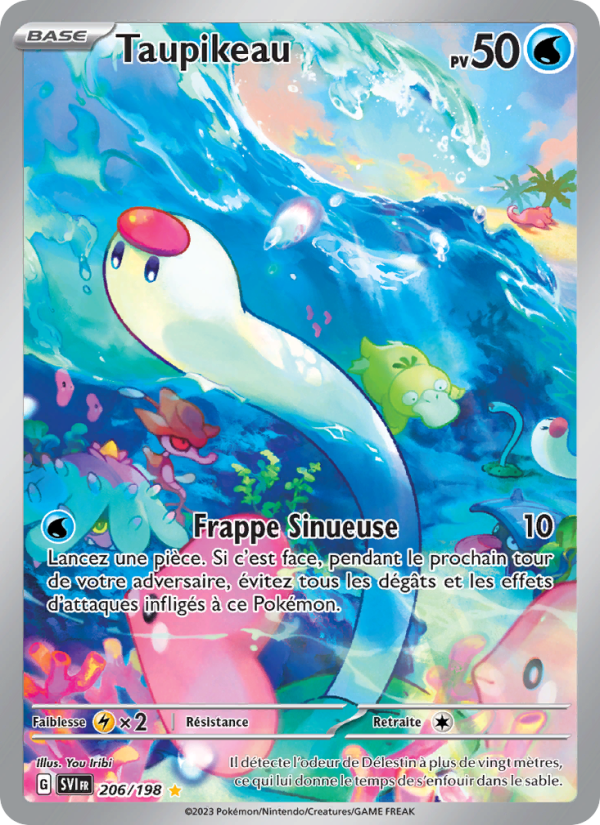 Taupikeau 206 — Écarlate et Violet (French Pokémon TCG card)