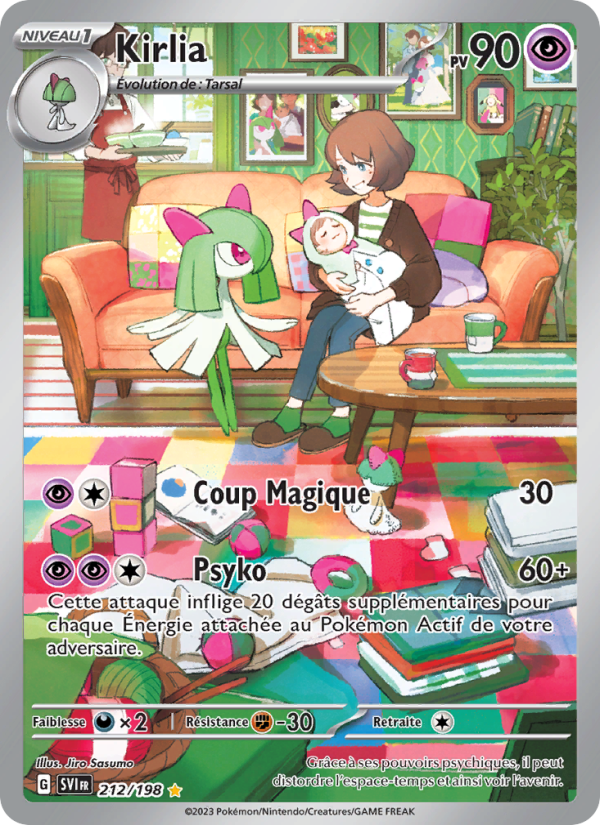 Kirlia 212 — Écarlate et Violet (French Pokémon TCG card)