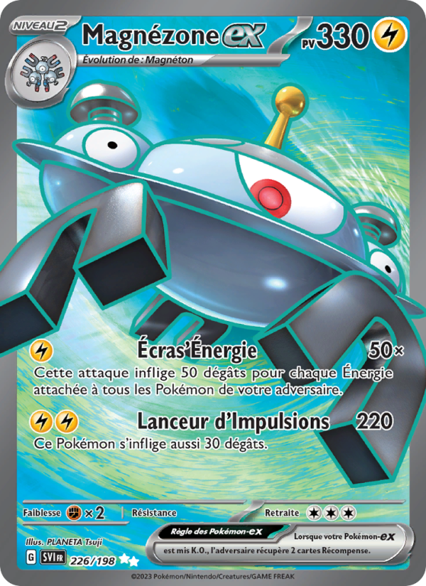 Magnézone-ex 226 — Écarlate et Violet (French Pokémon TCG card)