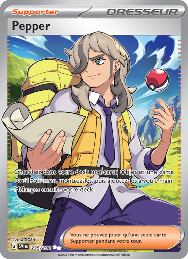 Pepper 235 — Écarlate et Violet (French Pokémon TCG card)