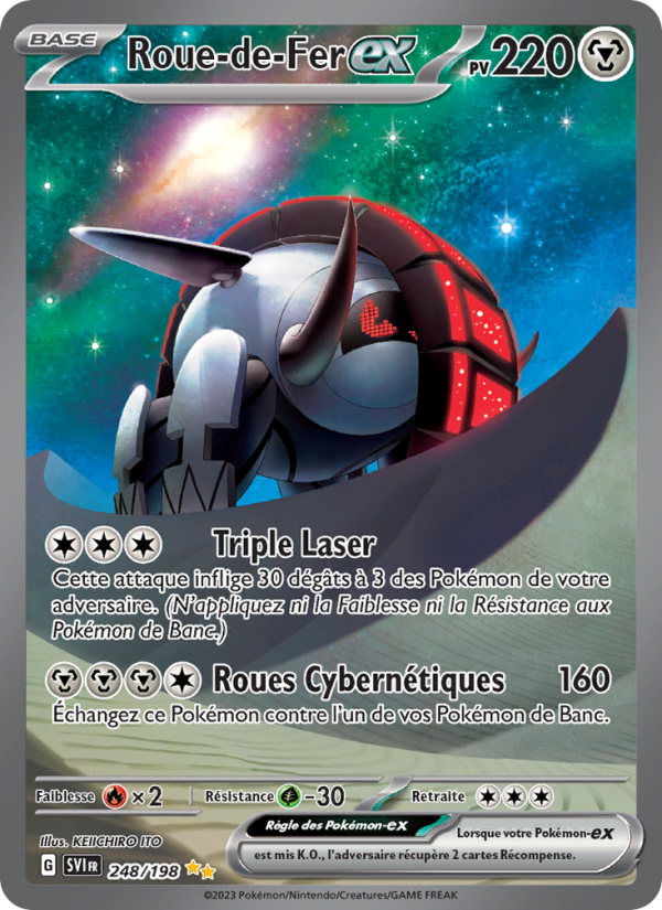 Roue-de-Fer-ex 248 — Écarlate et Violet (French Pokémon TCG card)