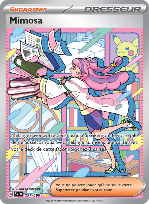 Mimosa 251 — Écarlate et Violet (French Pokémon TCG card)