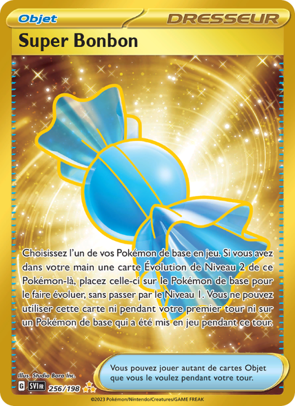 Super Bonbon 256 — Écarlate et Violet (French Pokémon TCG card)