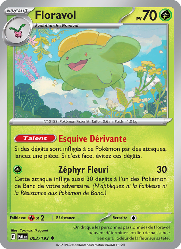 Floravol 002 — Évolutions à Paldea (French Pokémon TCG card)