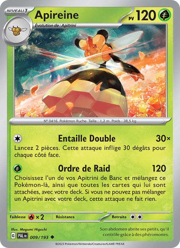 Apireine 009 — Évolutions à Paldea (French Pokémon TCG card)