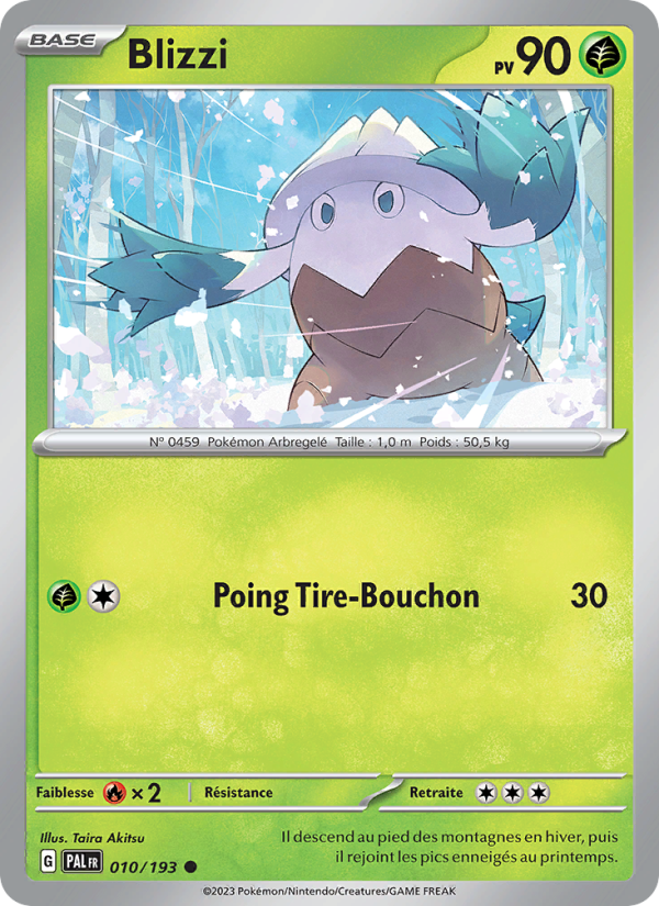 Blizzi 010 — Évolutions à Paldea (French Pokémon TCG card)