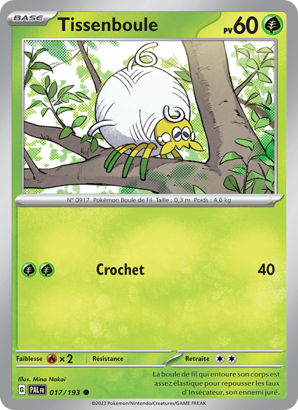 Tissenboule 017 — Évolutions à Paldea (French Pokémon TCG card)