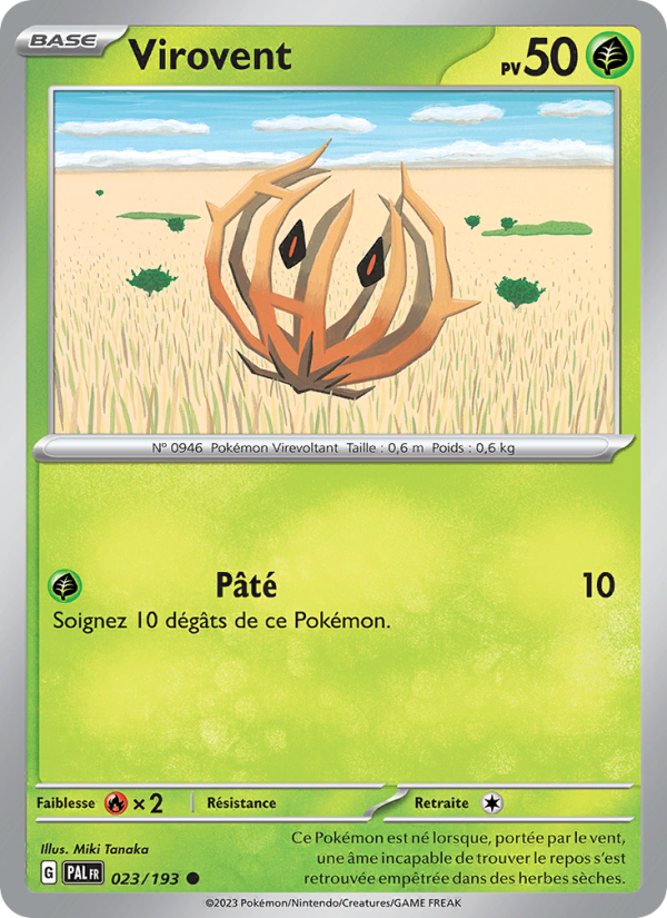 Virovent 023 — Évolutions à Paldea (French Pokémon TCG card)