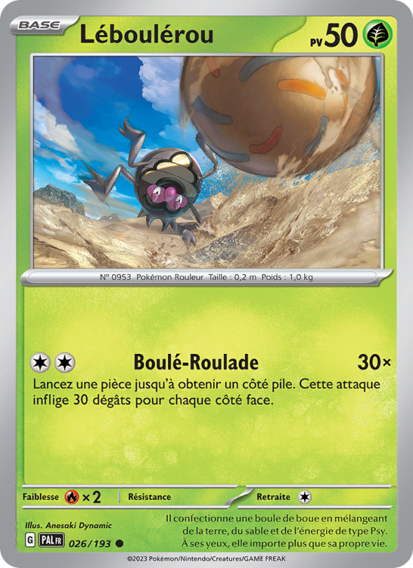 Léboulérou 026 — Évolutions à Paldea (French Pokémon TCG card)