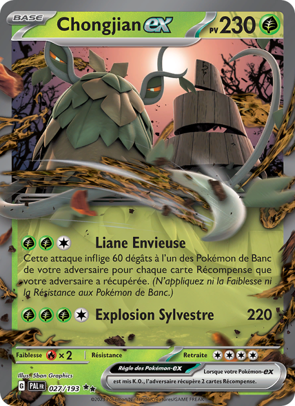 Chongjian-ex 027 — Évolutions à Paldea (French Pokémon TCG card)