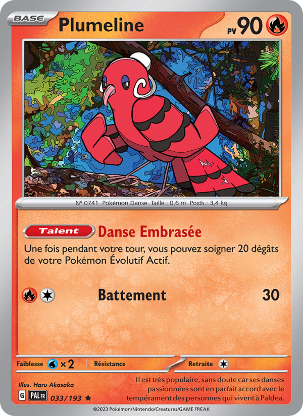 Plumeline 033 — Évolutions à Paldea (French Pokémon TCG card)