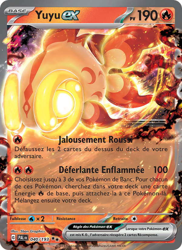 Yuyu-ex 040 — Évolutions à Paldea (French Pokémon TCG card)