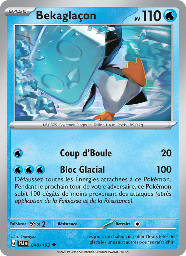 Bekaglaçon 048 — Évolutions à Paldea (French Pokémon TCG card)