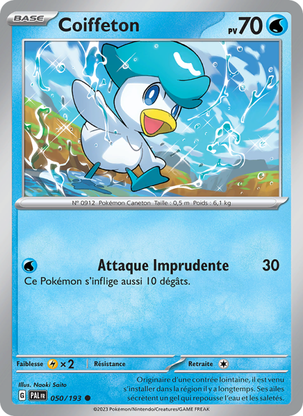 Coiffeton 050 — Évolutions à Paldea (French Pokémon TCG card)