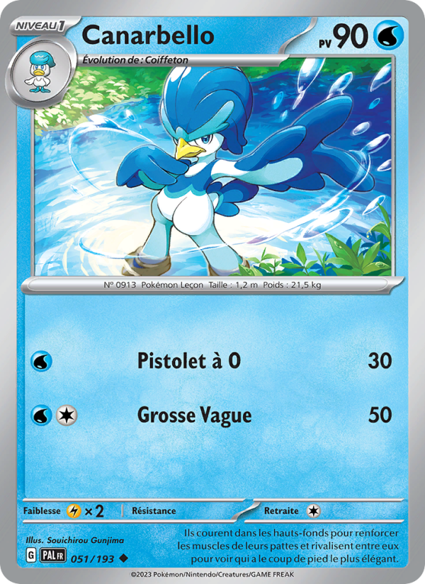 Canarbello 051 — Évolutions à Paldea (French Pokémon TCG card)