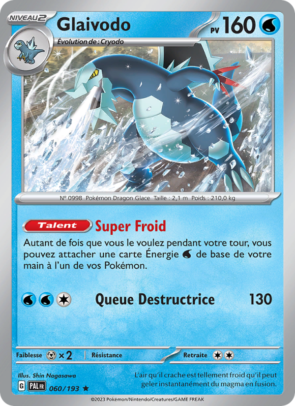 Glaivodo 060 — Évolutions à Paldea (French Pokémon TCG card)