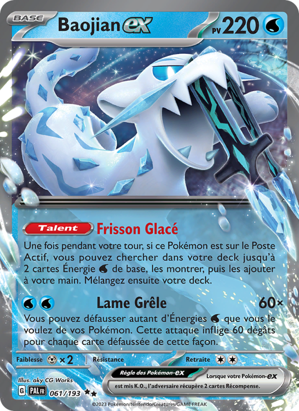 Baojian-ex 061 — Évolutions à Paldea (French Pokémon TCG card)