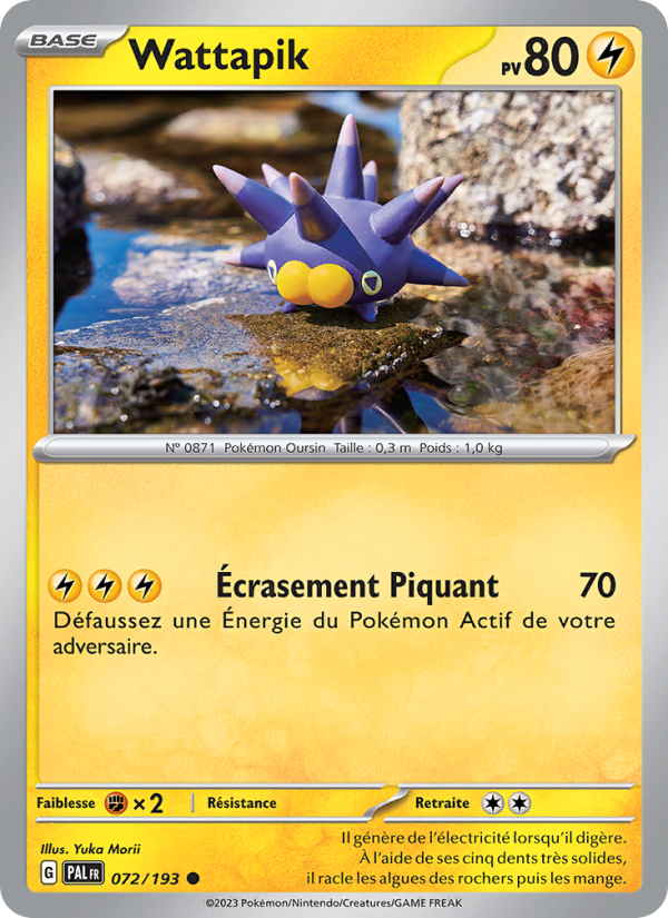 Wattapik 072 — Évolutions à Paldea (French Pokémon TCG card)