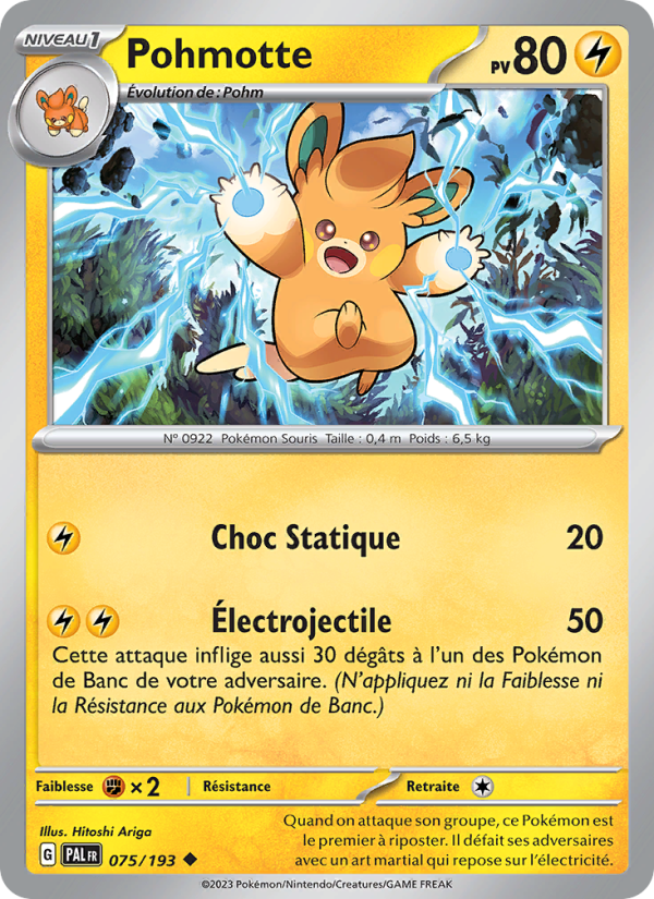 Pohmotte 075 — Évolutions à Paldea (French Pokémon TCG card)