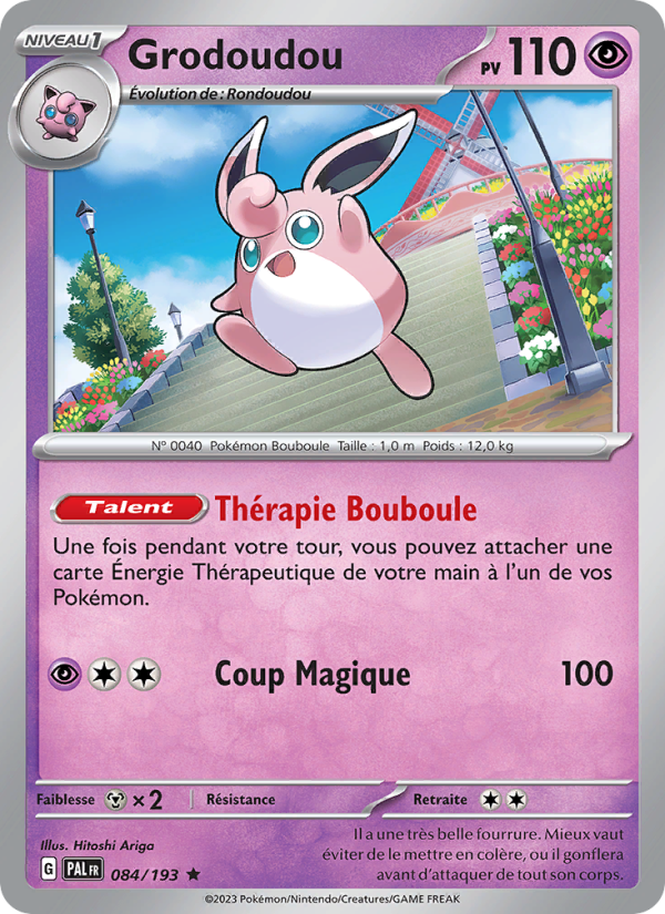 Grodoudou 084 — Évolutions à Paldea (French Pokémon TCG card)