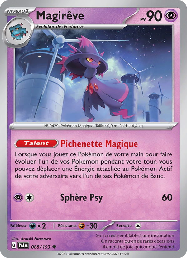 Magirêve 088 — Évolutions à Paldea (French Pokémon TCG card)