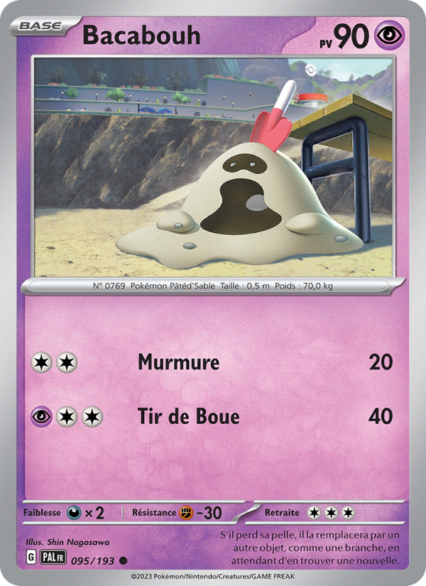 Bacabouh 095 — Évolutions à Paldea (French Pokémon TCG card)