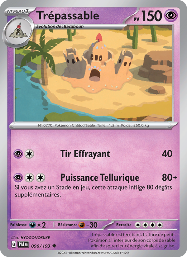 Trépassable 096 — Évolutions à Paldea (French Pokémon TCG card)