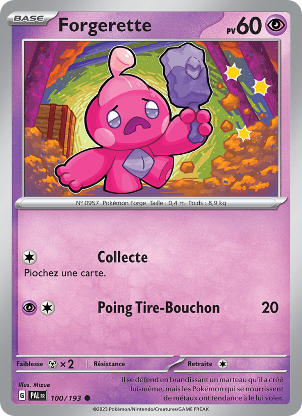 Forgerette 100 — Évolutions à Paldea (French Pokémon TCG card)