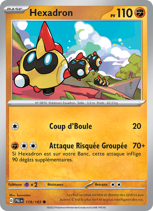 Hexadron 119 — Évolutions à Paldea (French Pokémon TCG card)