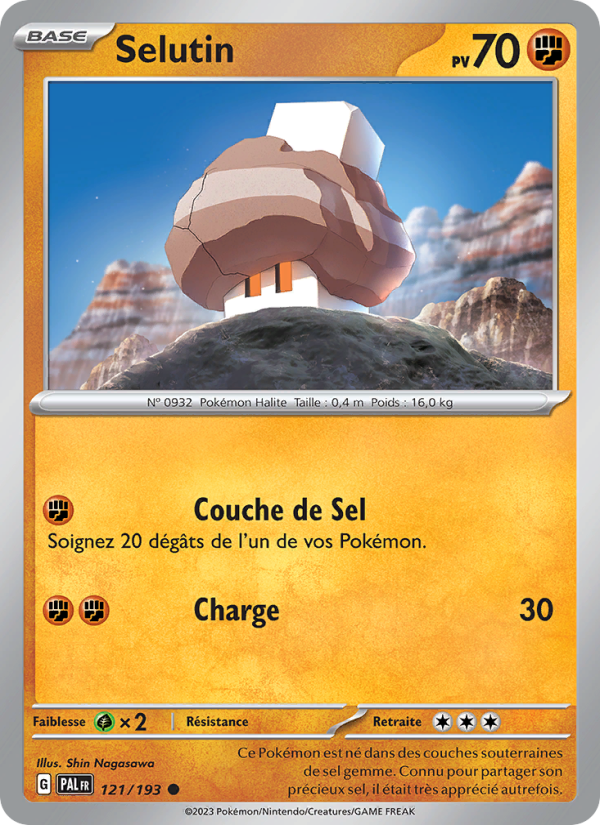 Selutin 121 — Évolutions à Paldea (French Pokémon TCG card)