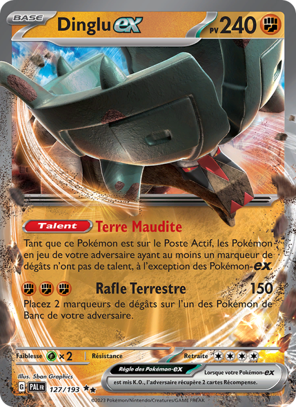 Dinglu-ex 127 — Évolutions à Paldea (French Pokémon TCG card)