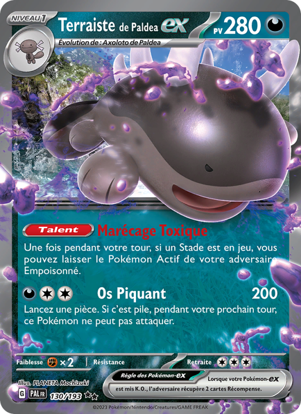 Terraiste de Paldea-ex 130 — Évolutions à Paldea (French Pokémon TCG card)